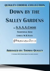 Down by the Salley Gardens SSAA choral sheet music cover